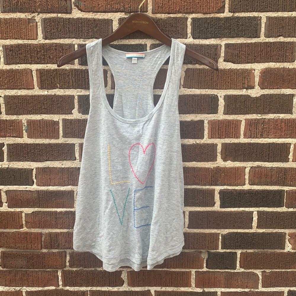 PJ Salvage racer back tee